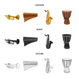 Objet d'isolement de symbole de musique et d'air Ensemble de musique et de symbole boursier d'outil pour le Web illustration de vecteur Objet d'isolement de symbole de musique et d'air Ensemble de musique et de symbole boursier d'outil pour le Web illustration de vecteur
