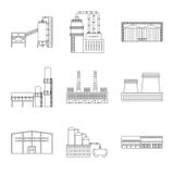 Objeto isolado do sinal da fabrica??o e da empresa Cole??o do s?mbolo de a??es da fabrica??o e da estrutura para a Web ilustração do vetor Objeto isolado do sinal da fabrica??o e da empresa Cole??o do s?mbolo de a??es da fabrica??o e da estrutura para a Web ilustração do vetor