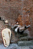 Oblężenie Rocca w Soncino, Lombardy, Włochy, - 6th 2018 i 7th Październik - zdjęcie stock Oblężenie Rocca w Soncino, Lombardy, Włochy, - 6th 2018 i 7th Październik - zdjęcie stock