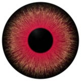 Obscuridade má - textura vermelha do globo ocular 3d ilustração stock Obscuridade má - textura vermelha do globo ocular 3d ilustração stock
