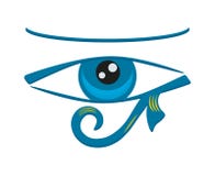 Occhio di Horus illustrazione vettoriale Occhio di Horus illustrazione vettoriale