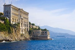 Oceanographic Museum of Monaco stock image Oceanographic Museum of Monaco stock image