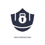 ochrona danych ikona na białym tle Prosta element ilustracja od gdpr pojęcia ilustracja wektor ochrona danych ikona na białym tle Prosta element ilustracja od gdpr pojęcia ilustracja wektor