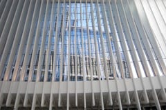 OCULUS, o cubo do transporte do World Trade Center fotografia de stock royalty free OCULUS, o cubo do transporte do World Trade Center fotografia de stock royalty free