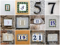 Odd Numbers Royalty Free Stock Photo