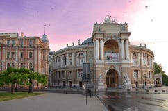 Odessa National Opera Theater royalty free stock photos Odessa National Opera Theater royalty free stock photos