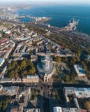 Odessa Opera And Ballet Theater, Ukraine. Aerial View Stock Photos