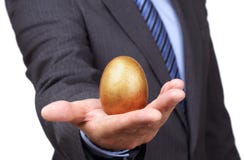 Oeuf d'or photo stock Oeuf d'or photo stock