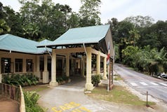 Office building in the Vallee de Mai Nature stock photos Office building in the Vallee de Mai Nature stock photos