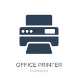 Office printer icon in trendy design style. office printer icon isolated on white background. office printer vector icon simple. And modern flat symbol for web vector illustration Office printer icon in trendy design style. office printer icon isolated on white background. office printer vector icon simple. And modern flat symbol for web vector illustration