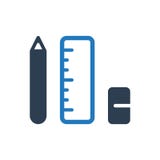 Office supply icon vector illustration Office supply icon vector illustration