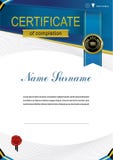 Officiellt modernt utbildningscertifikat och strumpebandsorden, svart emblem stock illustrationer Officiellt modernt utbildningscertifikat och strumpebandsorden, svart emblem stock illustrationer