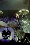 The Offspring ,l Jim Benton ,drums, during the concert