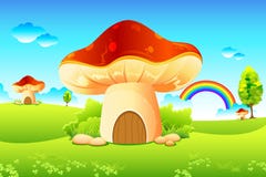 ogrodowa pieczarka royalty ilustracja ogrodowa pieczarka royalty ilustracja