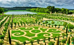 Ogródy Versailles zdjęcie stock Ogródy Versailles zdjęcie stock