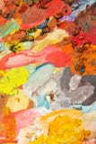 Oil Paint Palette Stock Photo Oil Paint Palette Stock Photo