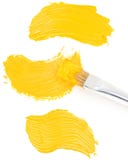 Oil Paint Spot On White Stock Photography Oil Paint Spot On White Stock Photography