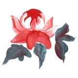 Oil painted flower royalty free illustration Oil painted flower royalty free illustration