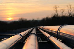 Oil Pipeline Transportation Way On African Continent Royalty Free Stock Photo Oil Pipeline Transportation Way On African Continent Royalty Free Stock Photo