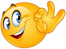 Ok szyldowy emoticon Ok szyldowy emoticon