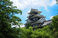 Okayama-PB kasteel royalty-vrije stock fotografie Okayama-PB kasteel royalty-vrije stock fotografie