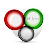Okrąża sieć układ sieci sztandar, guzik lub ikona z tekstem, - cyfrowe techno sfery - Glansowanego zawijasa koloru abstrakcjonist Zdjęcia Stock Okrąża sieć układ sieci sztandar, guzik lub ikona z tekstem, - cyfrowe techno sfery - Glansowanego zawijasa koloru abstrakcjonist Zdjęcia Stock