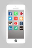 26. Oktober 2015: Vektor-Illustrations-populäres Social Media Apps vektor abbildung 26. Oktober 2015: Vektor-Illustrations-populäres Social Media Apps vektor abbildung