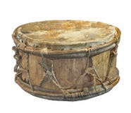 Old American Indian Drum Isolated Royalty Free Stock Image Old American Indian Drum Isolated Royalty Free Stock Image