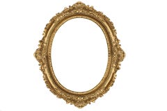 Old Antique Gold Frame Stock Photos Old Antique Gold Frame Stock Photos