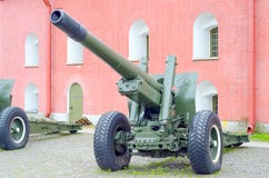 Old Army Artillery Cannon. Stock Image