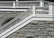 Old Balustrade With Stairs Royalty Free Stock Photography Old Balustrade With Stairs Royalty Free Stock Photography