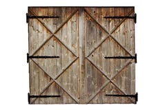 Old Barn Wooden Country Door Isolated On White Royalty Free Stock Photography Old Barn Wooden Country Door Isolated On White Royalty Free Stock Photography