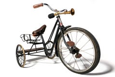 Old bike in retro style Stock Images Old bike in retro style Stock Images