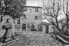Old buildings and narrow streets in Eze. Eze is a small village near Monaco and Nice in Provence, France. royalty free stock photo Old buildings and narrow streets in Eze. Eze is a small village near Monaco and Nice in Provence, France. royalty free stock photo