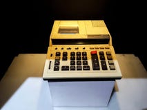 Old calculator antique cash register, adding machines or antique calculator in Museum Mandiri. royalty free stock image Old calculator antique cash register, adding machines or antique calculator in Museum Mandiri. royalty free stock image