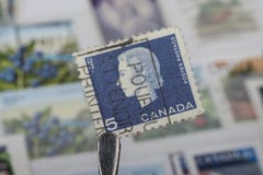Old Canadian postage royalty free stock photos Old Canadian postage royalty free stock photos
