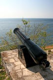 Old Cannon And The Sea In Rovinj Royalty Free Stock Photo Old Cannon And The Sea In Rovinj Royalty Free Stock Photo