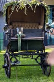Old carriage in a meadow royalty free stock image Old carriage in a meadow royalty free stock image