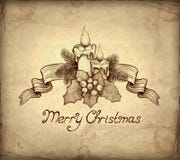 Old Christmas Greeting Card Stock Image Old Christmas Greeting Card Stock Image
