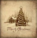 Old Christmas Greeting Card Stock Photos Old Christmas Greeting Card Stock Photos