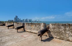 Old City walls in Cartagena, Colombia royalty free stock photos Old City walls in Cartagena, Colombia royalty free stock photos