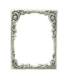 Old Decorative Silver Frame Stock Photos