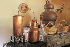 Old distillation apparatus stock images Old distillation apparatus stock images