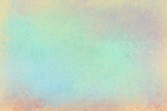 Old distressed background design with faded grunge texture in colors of pastel blue green pink yellow orange and red