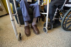Old Elderly Senior Couple, Nursing Home, Assisted Living