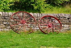Old-Fashioned Cartwheels Royalty Free Stock Photos Old-Fashioned Cartwheels Royalty Free Stock Photos