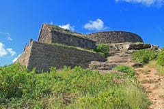 Old Fort Barrington In St. John’s Antigua Royalty Free Stock Image Old Fort Barrington In St. John’s Antigua Royalty Free Stock Image
