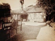 Old foundry entrance royalty free stock photos Old foundry entrance royalty free stock photos