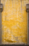 Old Italian Yellow Wall With Posts. Royalty Free Stock Images