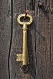 Old Key Of Gold Colour. Stock Image